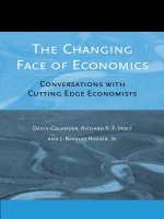 The changing face of economics conversations with cutting edge economists 