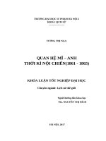 Quan hệ mĩ   anh thời kì nội chiến (1861 1865) (2017) 