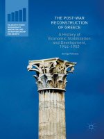 The post war reconstruction of greece a history of economic stabilization and development, 1944 1952 