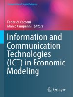 Information and communication technologies (ICT) in economic modeling 