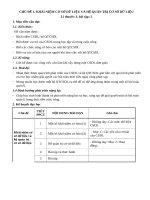 Chủ đề 1 Khái niệm CSDL và hệ QT CSDL