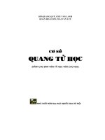 Cơ sở quang tử học   dành cho sinh viên và học viên cao học 