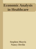 Economic analysis in healthcare, 2nd edition 