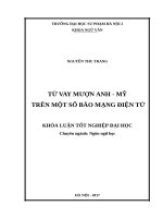 Từ vay mượn anh   mỹ trên một số báo mạng điện tử (2017) 