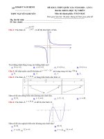 đề thi thử THPT QG 2020   toán   THPT nguyễn khuyến   nam định   lần 1   có lời giải
