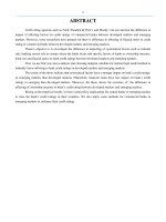 Summary of Doctoral thesis: Factors affecting the credit rating of commercial banks - Research in developed and emerging economies