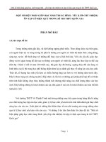 Skkn một số biện pháp giúp học sinh trung bình – yếu (lớp chủ nhiệm) ôn tập có hiệu quả trong kì thi THPT quốc gia 