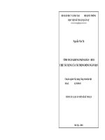 Tóm tắt luận án Tiến sĩ Kỹ thuật: Tính toán khung phẳng đàn - dẻo chịu tác dụng của tải trọng động ngắn hạn
