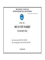 Thuyết minh đồ án tốt nghiệp: Trung tâm thương mại và văn phòng