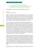 Science and technology program for sustainable development of the North West region: Achievements and cooperation orientations