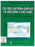 Cấu trúc   lập trình   ghép nối và ứng dụng vi điều khiển  tập 1 