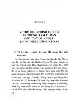 Quan hệ giữa ba trung tâm tư bản (mỹ tây âu nhật bản) sau chiến tranh lạnh 