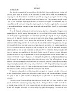 Tóm tắt Luận án tiến sĩ Kỹ thuật: Nghiên cứu khả năng cắt của đá mài xẻ rãnh nghiêng trên bề mặt đá mài chế tạo thử nghiệm tại Việt Nam khi mài phẳng vật liệu SKD11 nhiệt luyện