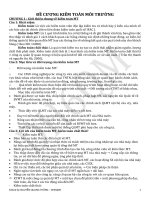 Đề cương Kiểm Toán Môi Trường  HUNRE 2019