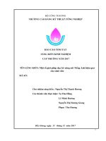 Skkn một số giải pháp dạy kỹ năng nói tiếng anh hiệu quả cho sinh viên 