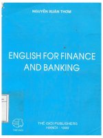 English for finance and banking 