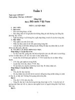 GIÁO ÁN XÓA MÙ CHỮ DÀNH CHO DÂN TỘC THIỂU SỐ Tuần 1 lớp 2