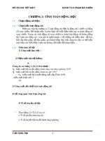 Đồ án Chi tiết máy: Tính toán động học