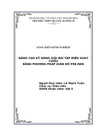 NÂNG CAO kỹ NĂNG GIẢI bài tập điện XOAY CHIỀU BẰNG PHƯƠNG PHÁP GIẢN đồ FRE NEN 