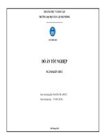 Thuyết minh đồ án tốt nghiệp: Khách sạn 4 sao Starfish Hotel