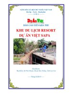 Dự án Khu du lịch Resort Dự Án Việt Sapa Lào Cai