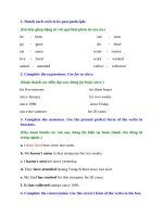 language focus unit 7 lớp 8