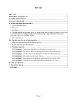 Skkn một số giải pháp thực hiện có hiệu quả công tác tự đánh giá kiểm định chất lượng giáo dục tại trường thpt võ thành trinh 