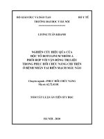 Tóm tắt luận văn Tiến sĩ Y học: Nghiên cứu hiệu quả của độc tố Botulinum nhóm A phối hợp với vận động trị liệu trong phục hồi chức năng chi trên ở bệnh nhân tai biến mạch máu não