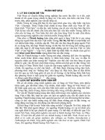 Tóm tắt luận án Tiến sĩ: Thể chế văn hóa làng Việt ở Thừa Thiên Huế