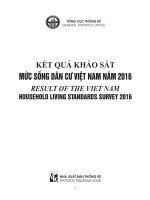 Kết quả Khảo sát mức sống dân cư Việt Nam năm 2016