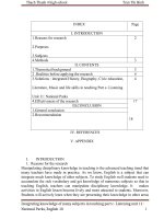 integrating knowledge of many subjects in teaching part c listening unit 11 national parks, english 10 