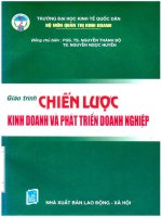 Giáo trình chiến lược kinh doanh và phát triển doanh nghiệp 
