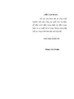 Luận án Tiến sĩ: Quản lý hoạt động thực tập của học viên ở các trường sĩ quan quân đội theo định hướng phát triển năng lực