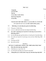 Thực hiện tuyên bố về cách ứng xử của các bên ở biển đông; phương hướng xây dựng bộ quy tắc ứng xử 