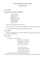 Đề thi tham khảo tuyển sinh lớp 10 năm học 2019-2020 (Đề số 1)