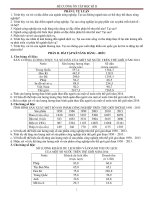 Đề cương ôn tập học kì 2 môn Địa lí 10 năm 2018-2019 - Trường THPT Yên Hòa