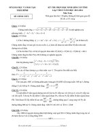 Đề thi chọn HSG cấp tỉnh môn Toán 9 năm 2013-2014 - Sở GD&ĐT Thái Bình