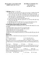 Đề cương ôn tập học kì 2 môn Hóa học 12 năm 2017-2018 - Trường THPT Chu Văn An