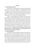 Tóm tắt luận văn Thạc sĩ: Nghiên cứu khả năng dự báo dòng tiền hoạt động kinh doanh của doanh nghiệp sản xuất thực phẩm niêm yết trên Thị trường chứng khoán Việt Nam