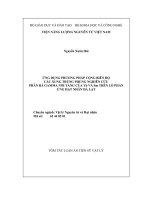 Tóm tắt luận án Tiến sĩ Vật lí: Ứng dụng phương pháp cộng biên độ các xung trùng phùng nghiên cứu phân rã Gamma nối tầng của Yb và Sm trên lò phản ứng hạt nhân Đà Lạt