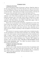 Summary thesis Doctoral: The policy on trade dSummary thesis Doctoral: The policy on trade development for the North Central mountainous areaevelopment  for the North Central mountainous