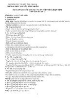 Đề cương ôn tập học kì 1 môn GDCD 12 năm 2019-2020 - Trường THPT Nguyễn Bỉnh Khiêm