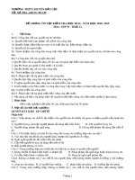 Đề cương ôn tập học kì 2 môn GDCD 12 năm 2018-2019 - Trường THPT chuyên Bảo Lộc