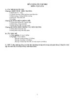 Đề cương ôn tập học kì 1 môn Vật lí 11 năm 2019-2020 - Trường THPT Nguyễn Bỉnh Khiêm