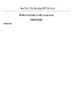 Đề cương ôn tập học kì 1 môn Vật lí 12 năm 2019-2020 - Trường THPT Chu Văn An