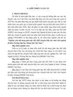 Tóm tắt luận án Tiến sĩ: Nghiên cứu nội dung giáo dục thể chất chuyên biệt cho sinh viên ngành Đi biển Trường Đại học Hàng hải Việt Nam