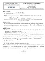 Đề thi chọn HSG cấp huyện môn Toán 9 năm 2018-2019 có đáp án - Phòng GD&ĐT UBND Huyện Hoài Nhơn