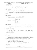 Đề thi chọn HSG cấp huyện môn Toán 9 năm 2017-2018 có đáp án - Phòng GD&ĐT Hòa Bình
