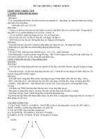 Đề cương ôn tập chương 3 môn Hóa học 11 năm 2019-2020 - Trường THPT Đức Trọng