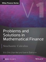 Problems and solutions in mathematical finance stochastic calculus 